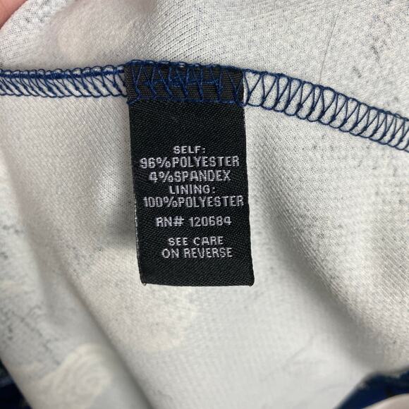 Torrid Blue Floral 3/4 Sleeve Skater Dress Sz.2 - Picture 13 of 15